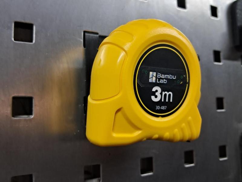 Tape Measure Holder clip for pegboard