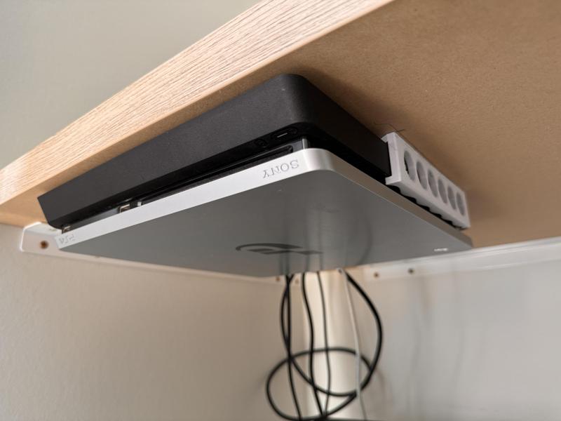 Playstation 4 under desk mount