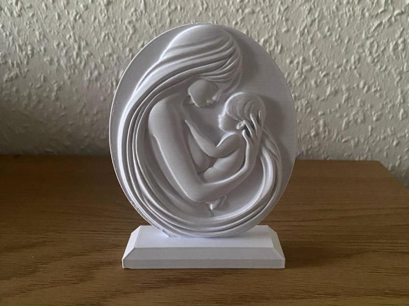Mothers day relief sculpture