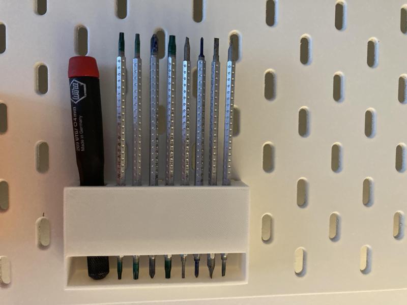 Skadis holder for Wiha blade set 269 / 4mm, 8 or 10 blades