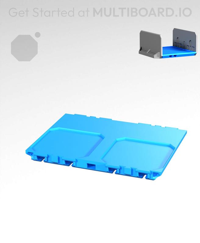 2x1.5-Deep - Internal Grid - Multibin Drawer Base