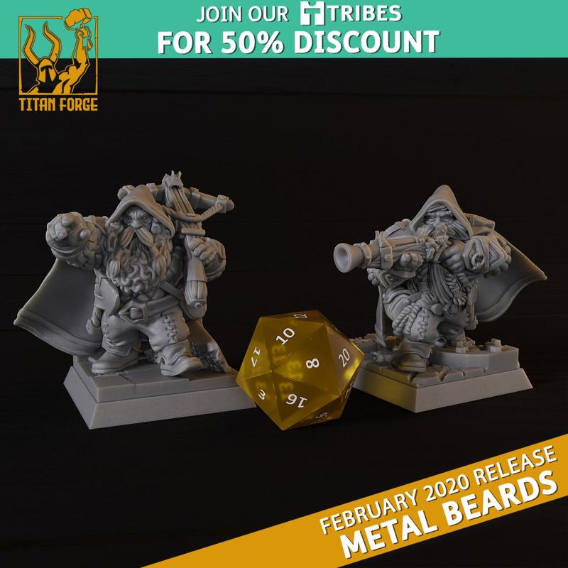 Rangers - Metal Beards - Titan Forge Miniatures February 2020