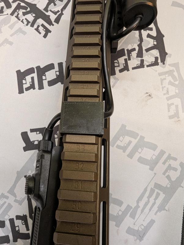 Cable mount for Picatinny rail