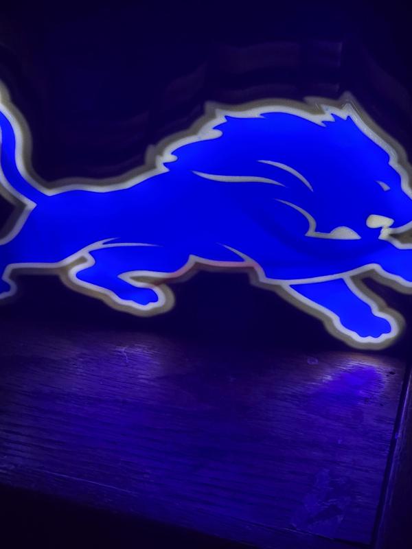 Detroit Lions Light Box