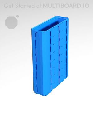 1x3x4 - Topped Multipoint Rail - Multibin Shell