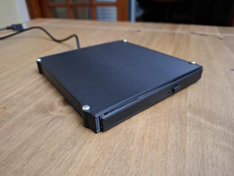 Laptop Slim CD DVD Drive Burner Enclosure / Case (12 mm)