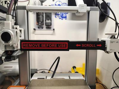 A1 X axis dust cover