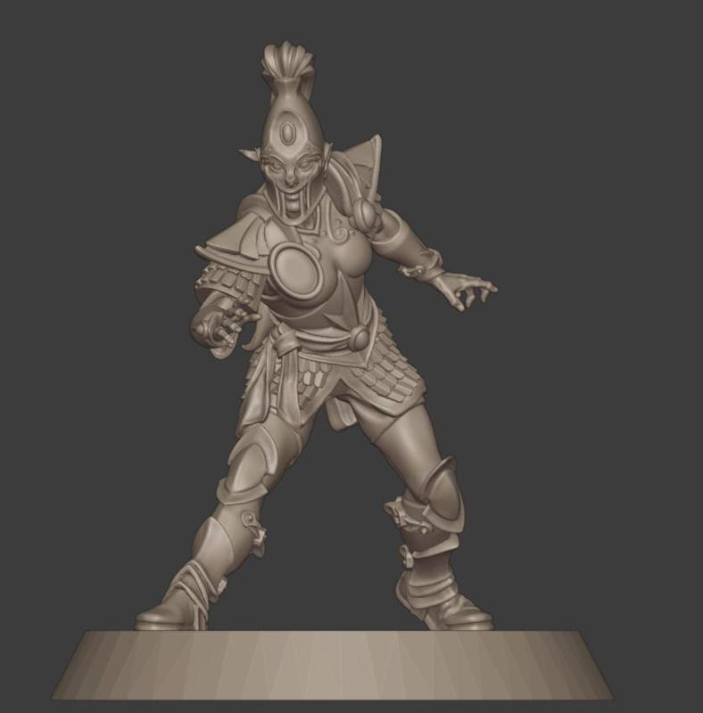 FANTASY FOOTBALL ELVEN NOBLE LINEMAN #1