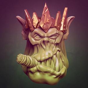 MrModulork's Free 'Da King Orc Head