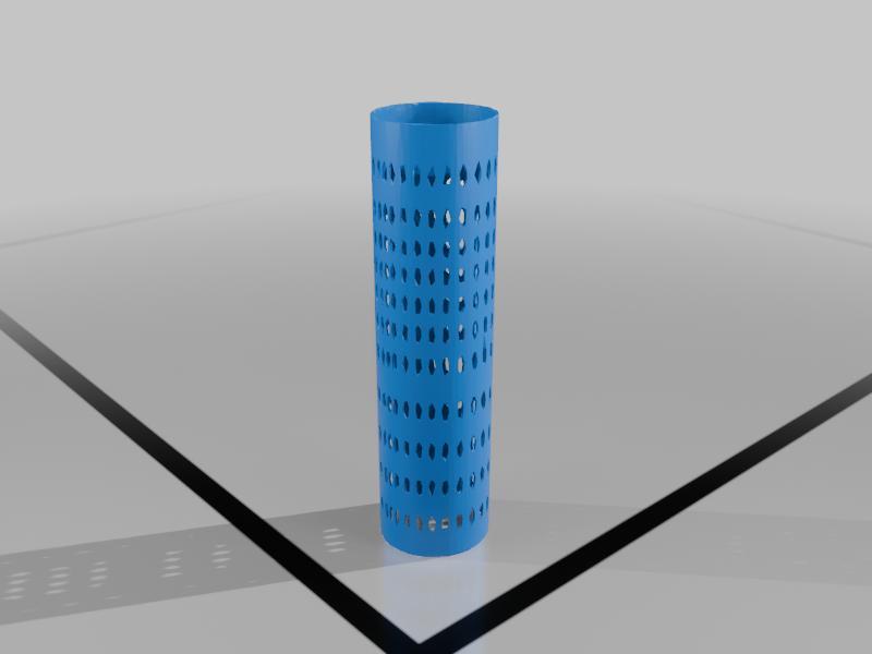 cylinder with holes