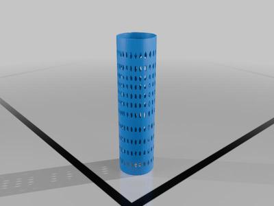 cylinder with holes