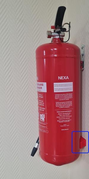 Nexa 6kg fire extinguisher bottom support