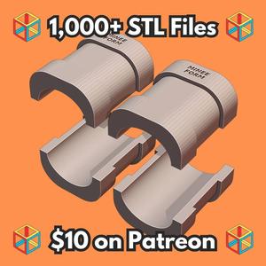 10mm Inner Diameter Grafting Clip for Plant Cuttings MineeForm FDM 3D Print STL File