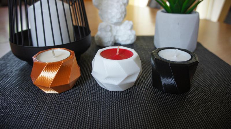 Low Poly Candle Holder