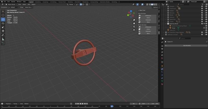 GI Joe Desert Fox Steering Wheel OG