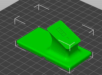 GRIDFINITY LUTRON PICO REMOTEO STAND 1x2
