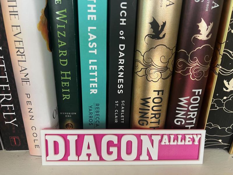 Bookshelf Sign – Diagon Alley – Street Sign