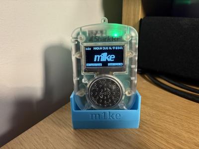 Desk stand for SharkRF M1KE