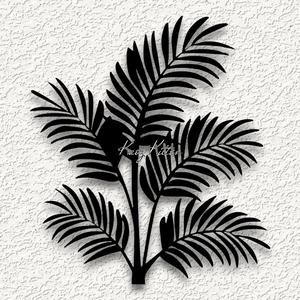 tropical island fern leaves WALL ART HOME DECOR