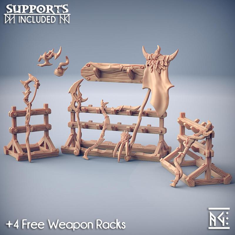 Weapons for Loot & Racks: Deepwood Alfar Set
