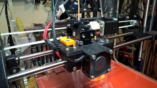 Prusa Air 2 X carriage - Micron direct drive extruder