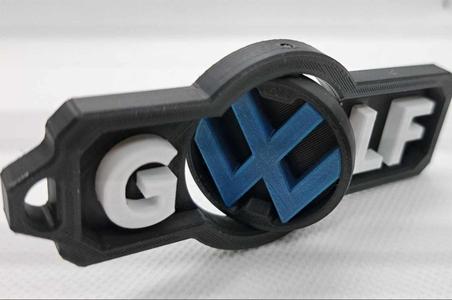VOLKSWAGEN GOLF KEYCHAIN FIDGET