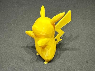 Pokemon Pikachu male Low Poly