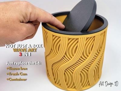 Not Just a Box - Wave Art