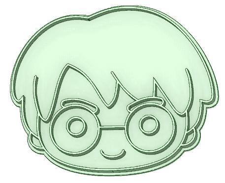 Harry Potter face 1 cookie cutter