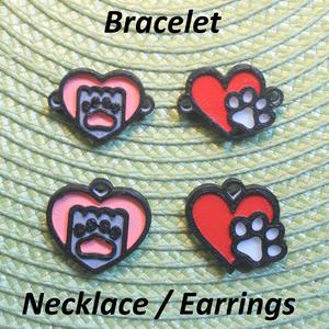 4 Paw #2 Necklaces, Bracelets, Earrings, Jewelry