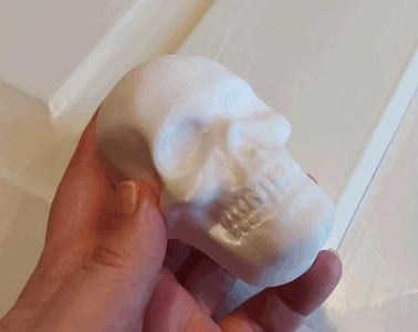 Skull for meatloaf foil pan