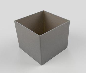 100x100x90 square flower pot