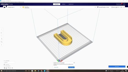 Lettre en 3d