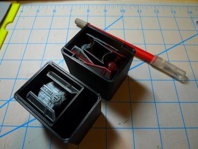 Tie Advanced and Interceptor Bins for Harbor Freight Org. (X-Wing TMG)