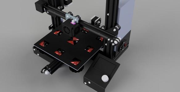 Ender 3 bed level test (dual extrusion) / offset calibration