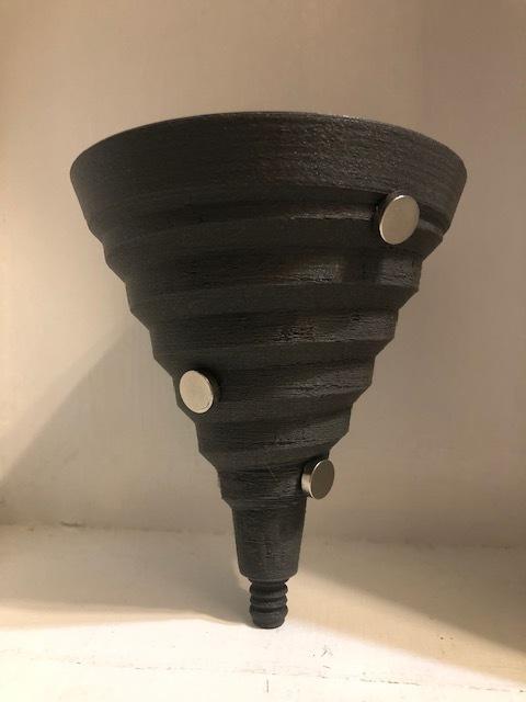 Magnetic Vortexing Funnel
