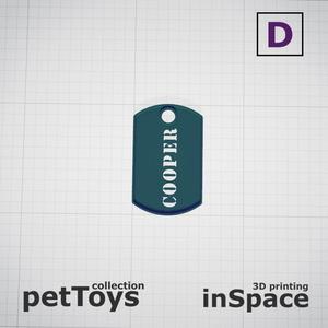 Pet - Dog - Tag - Cooper - Army - Customized -