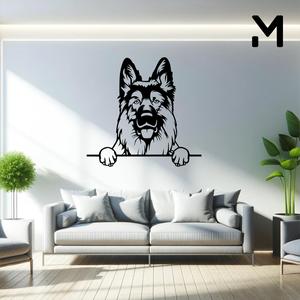 Wall silhouette - German shepherd dog - Hang