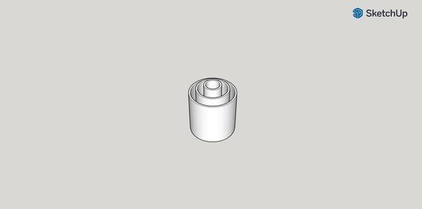 Concentric pen cup