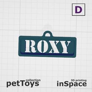 Pet - Dog - Tag - Roxy - Classic - Customized -