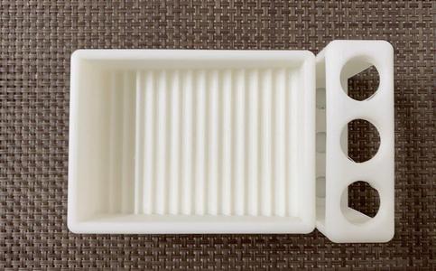 Soap holder and toothbrush holder