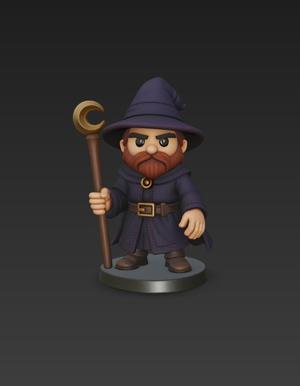 Male Wizard RPG