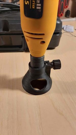 Router tool for Einhell mini drill (Dremel clone)