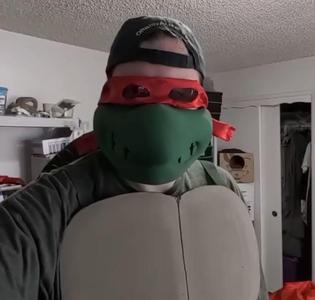 Turtle Power Mask - Stretched and Thinned