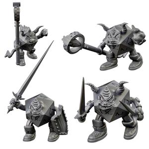Dice Heroes - Fantasy Hero Dice Resin Miniatures