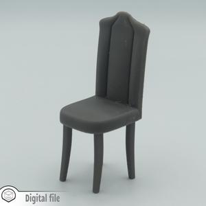1:12 miniature Modern dining room chair