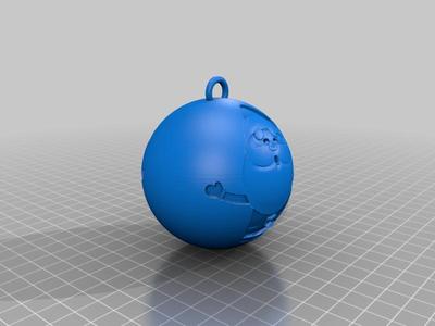 Santa Bauble decoration