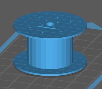 Empty cable reel