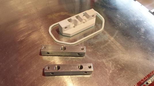 Ormerod nozzle mount for 1- or 2-nozzle print heads