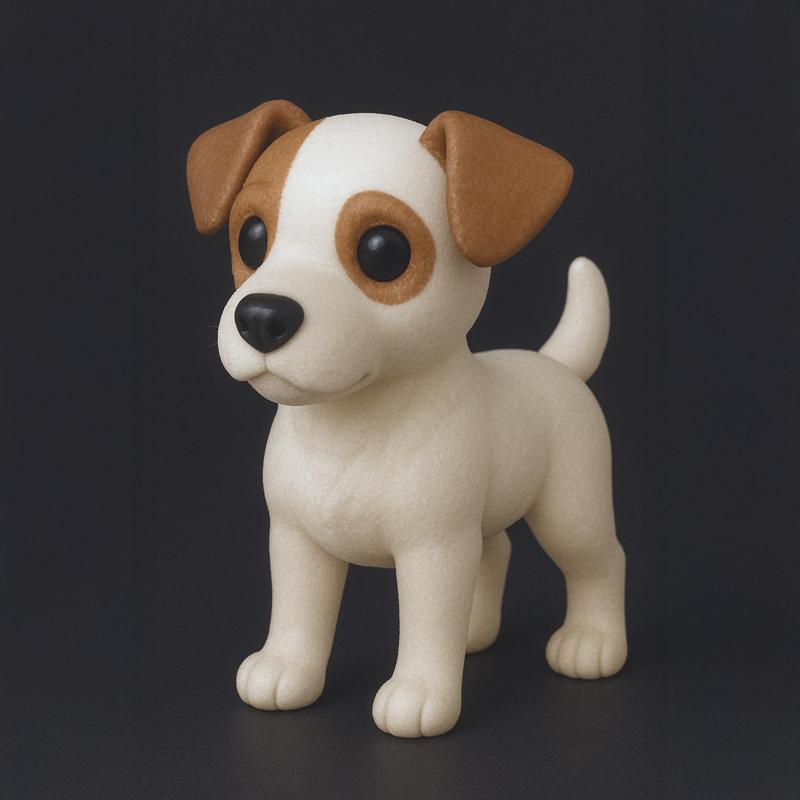 Cute Jack Russel Dog Toy - 3D Printable Figurine (Ready to Paint!)